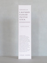 HAND ROLLED LAVENDER FLOWER INCENSE STICK