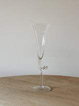 Vintage Mundblæst champagneglas - Boho Living