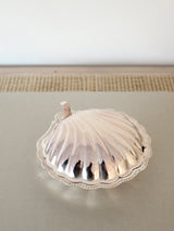 Vintage Shell - Silver Plated Metal