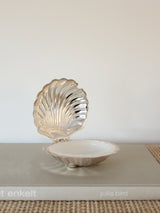 Vintage Shell - Silver Plated Metal