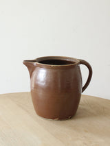 Old french clay jug